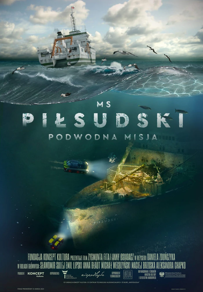 MS Piłsudski - Underwater mission Stereo 3D 360° VR film